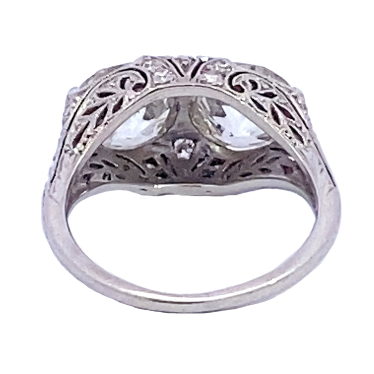 Estate Edwardian Diamond Ring, Platinum