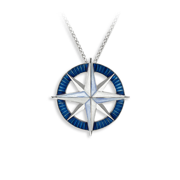 Compass Necklace, Sterling