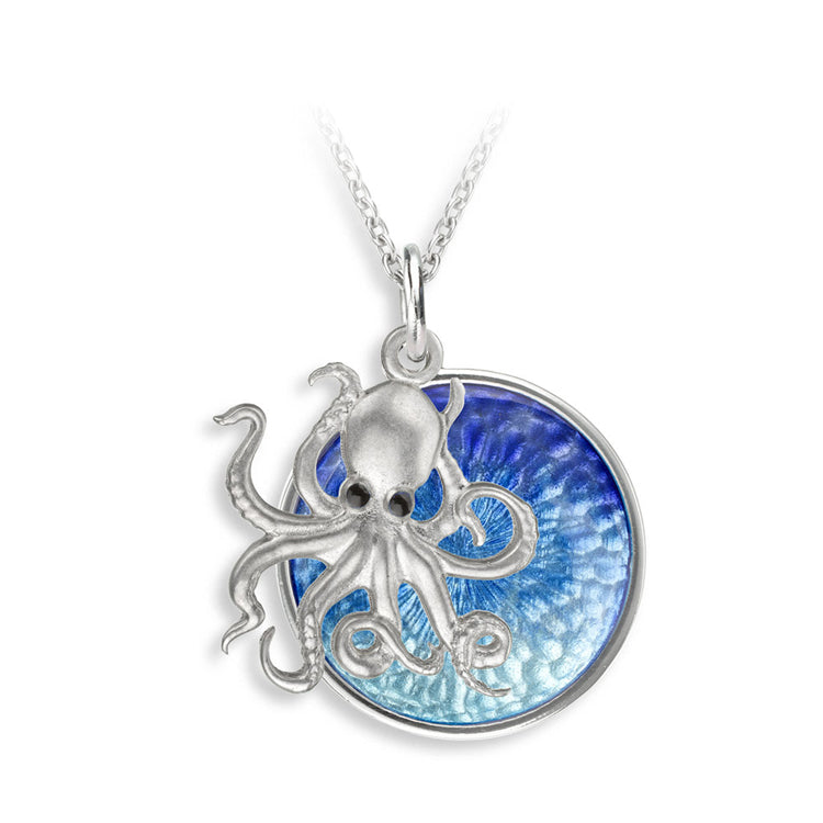 Octopus Necklace, Sterling