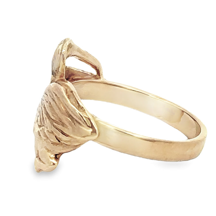 Pelican Ring, 14Kt