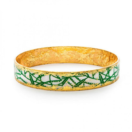 &quot;Green Bamboo&quot; Bangle by Evocateur