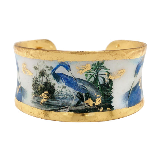 Cuff Bracelet by Evocateur &quot;Blue Heron&quot; Corset Fit