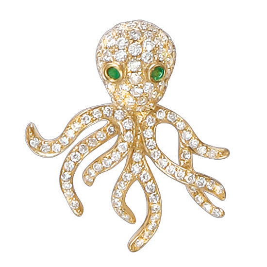 Diamond Octopus Pendant Jewelry Octopus Jewelry Cedar Chest Sanibel