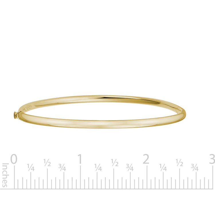 Bangle Bracelet, Hinged 14Kt