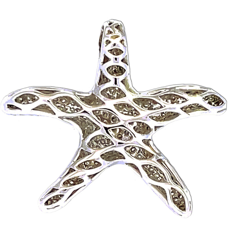 Starfish Pendant,14Kt &amp; Diamonds