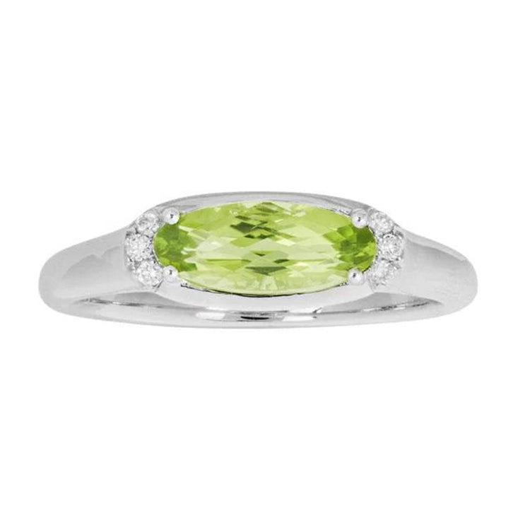 Peridot Ring, 14Kt