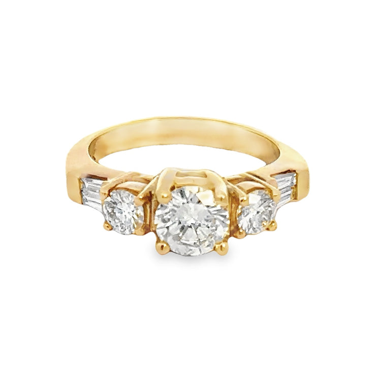 Estate Diamond Ring, 18Kt
