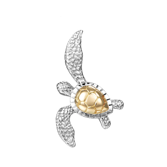 Turtle Pendant, 14Kt