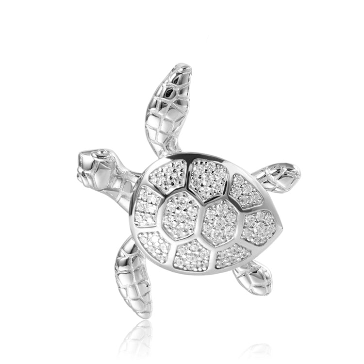 Turtle Pendant, Sterling