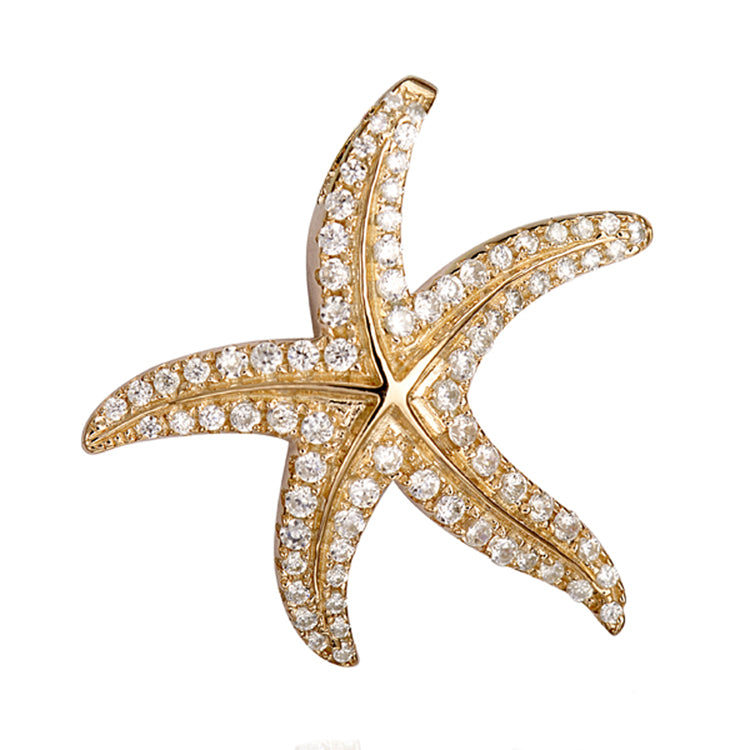 Starfish Pendant, 14KT