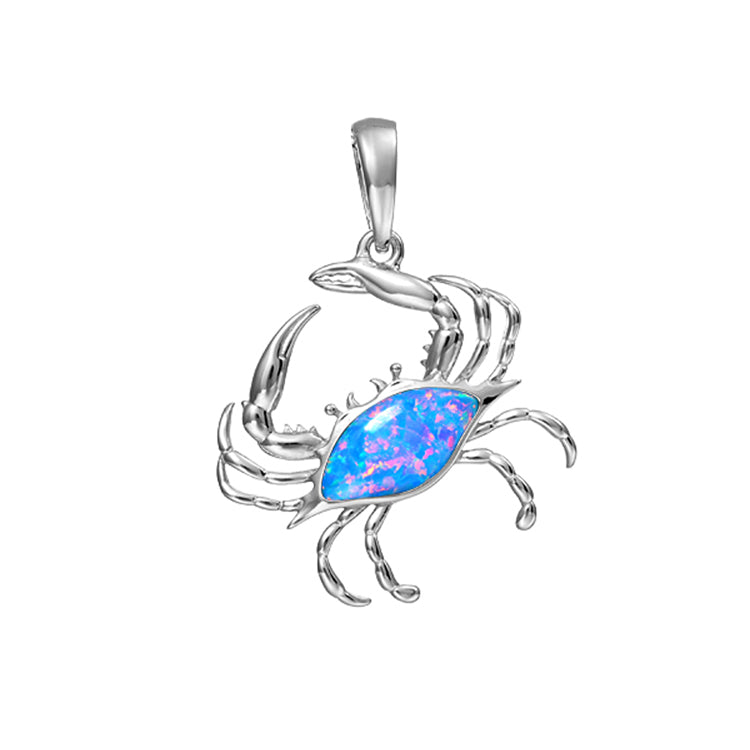 Crab Pendant, Sterling