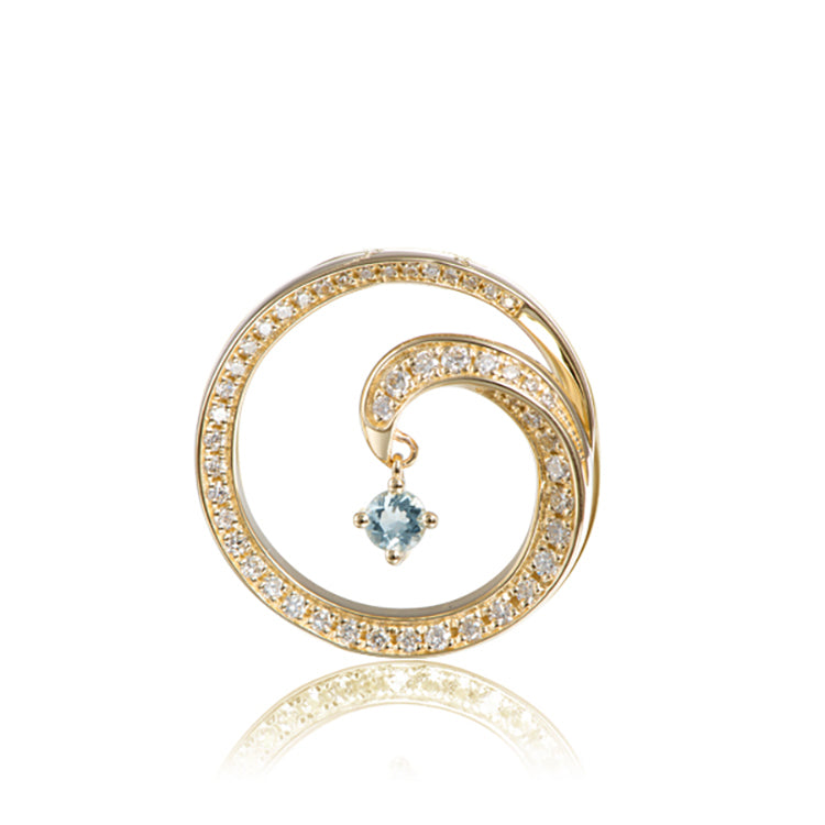 Diamond Wave Pendant