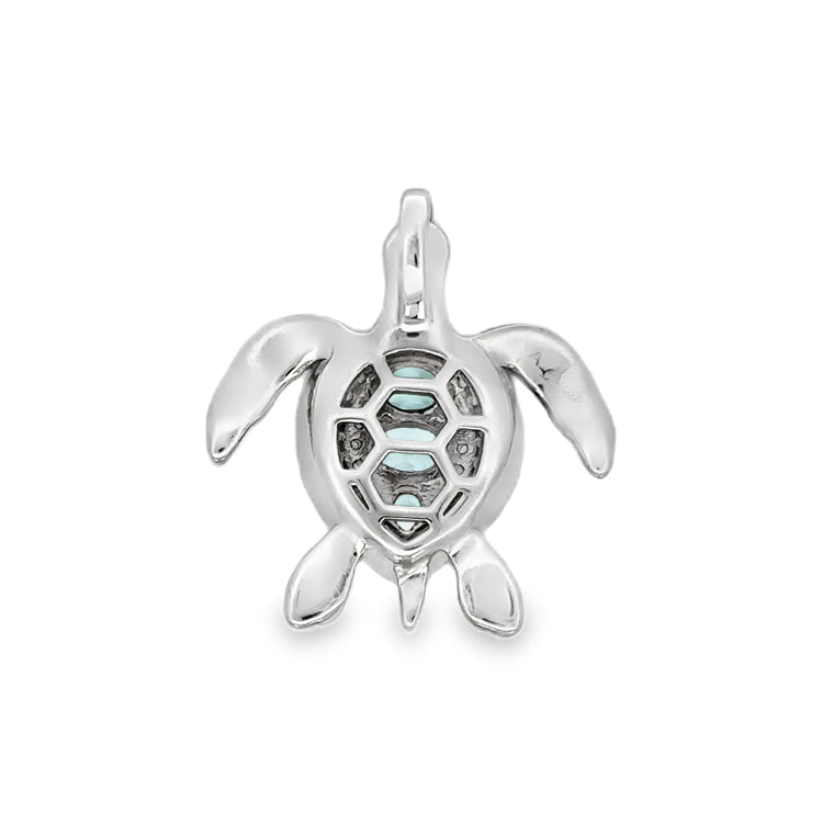 Turtle Pendant, Sterling