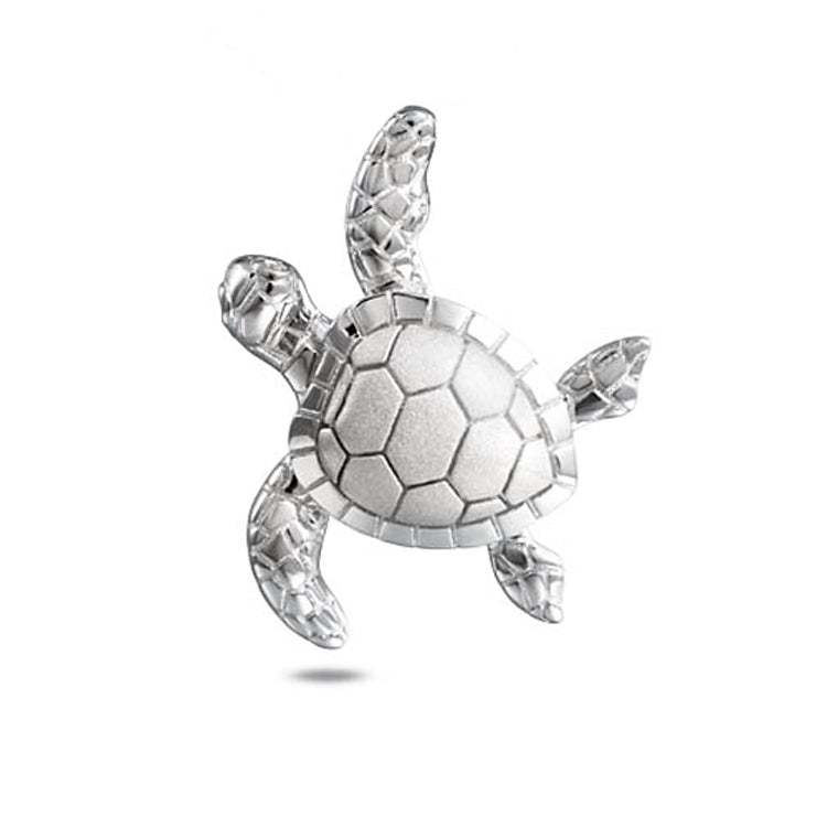 Turtle Pendant, Sterling