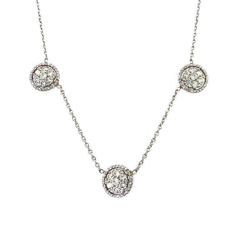 Diamond Necklace, 14Kt