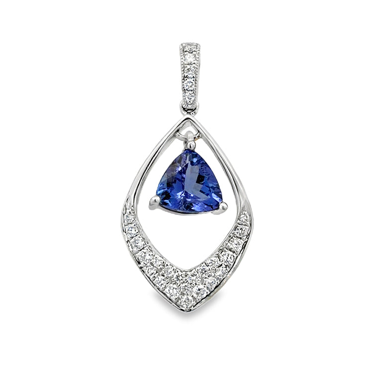 Tanzanite Pendant, 14Kt