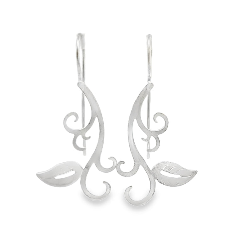 Ivy Dangle Earrings, Sterling