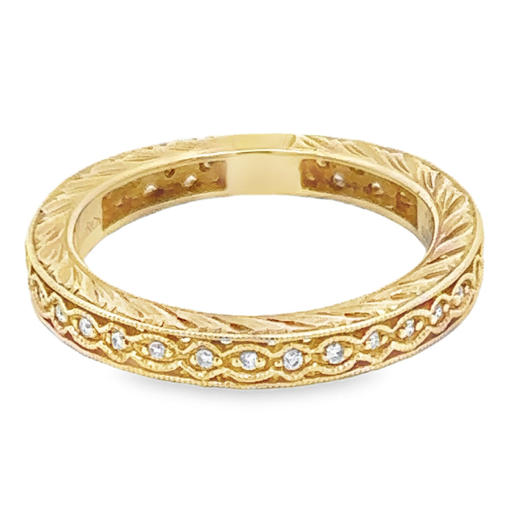 Diamond Band Ring, 14Kt