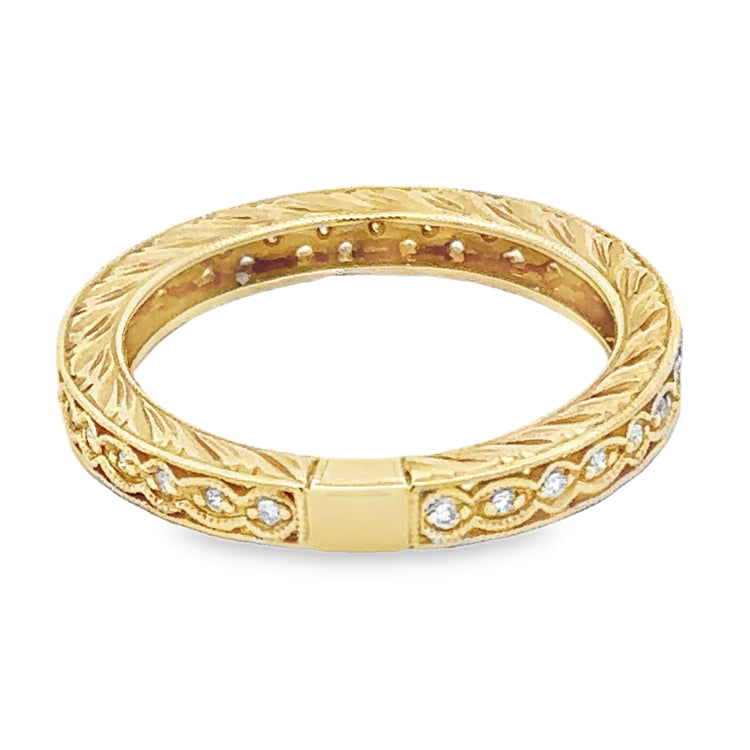 Diamond Band Ring, 14Kt