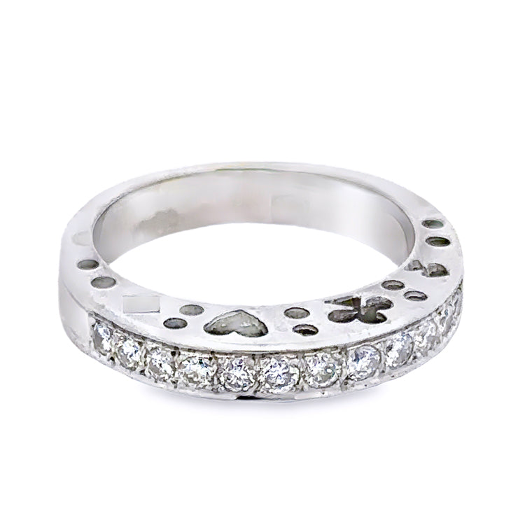 Diamond Band Ring, 14Kt