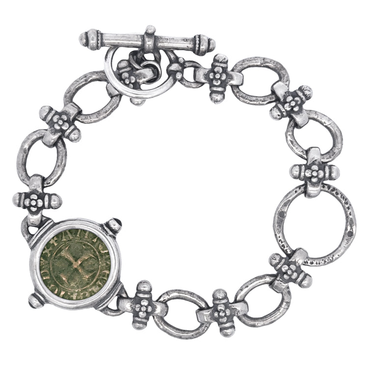 Medieval Venetian Tornesello Coin Bracelet