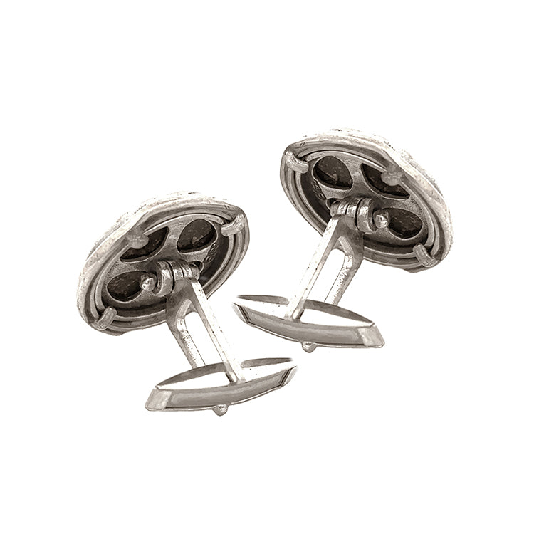 Agrippa Prutah Cuff Links, Sterling Silver