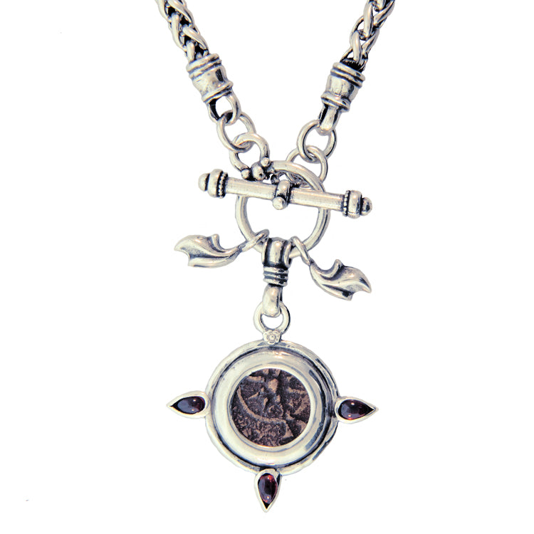Ancient Judean Widow&#39;s Mite Necklace