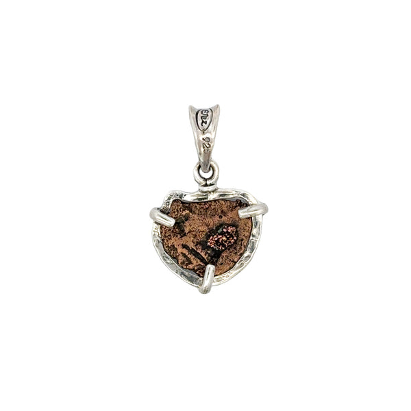 Ancient Judean Widow's Mite Pendant, Sterling - Cedar Chest Sanibel