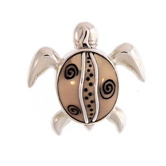 Turtle Pendant, Sterling