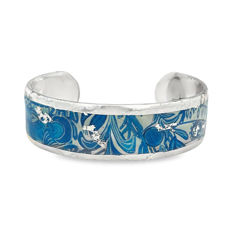 "Delft" .75" Cuff Bracelet by Evocateur