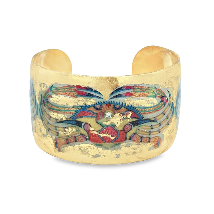 "Color Crab" 1.5" Cuff by Evocateur
