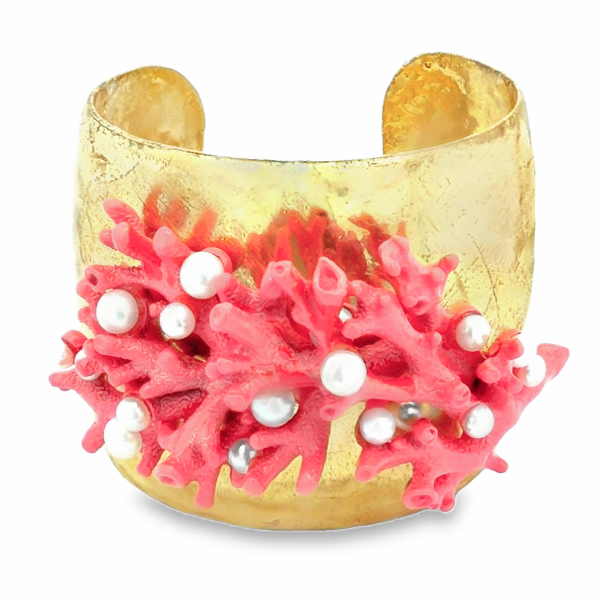 "Branch Coral" 2" Cuff Bracelet by Evocateur