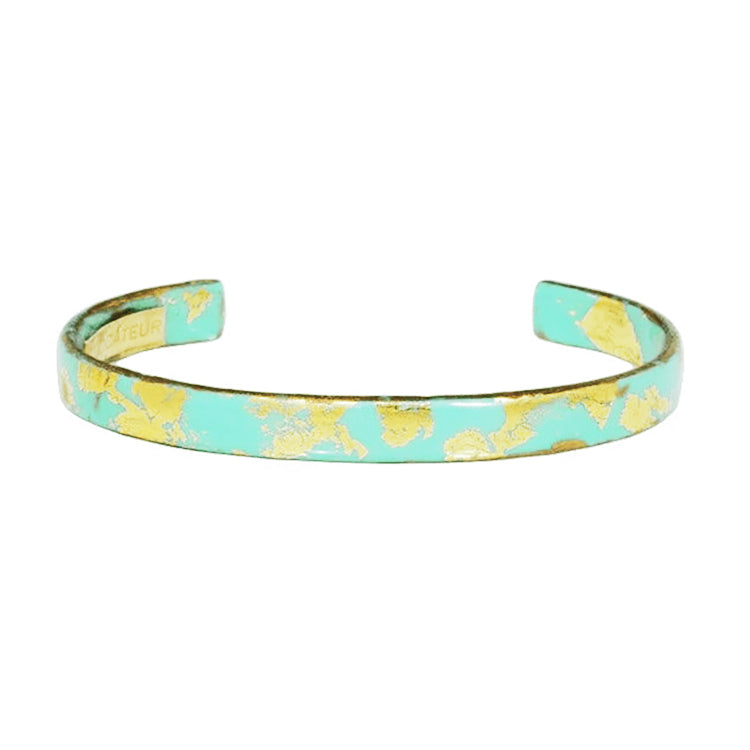 "Turquoise" .25" Cuff Bracelet by Evocateur