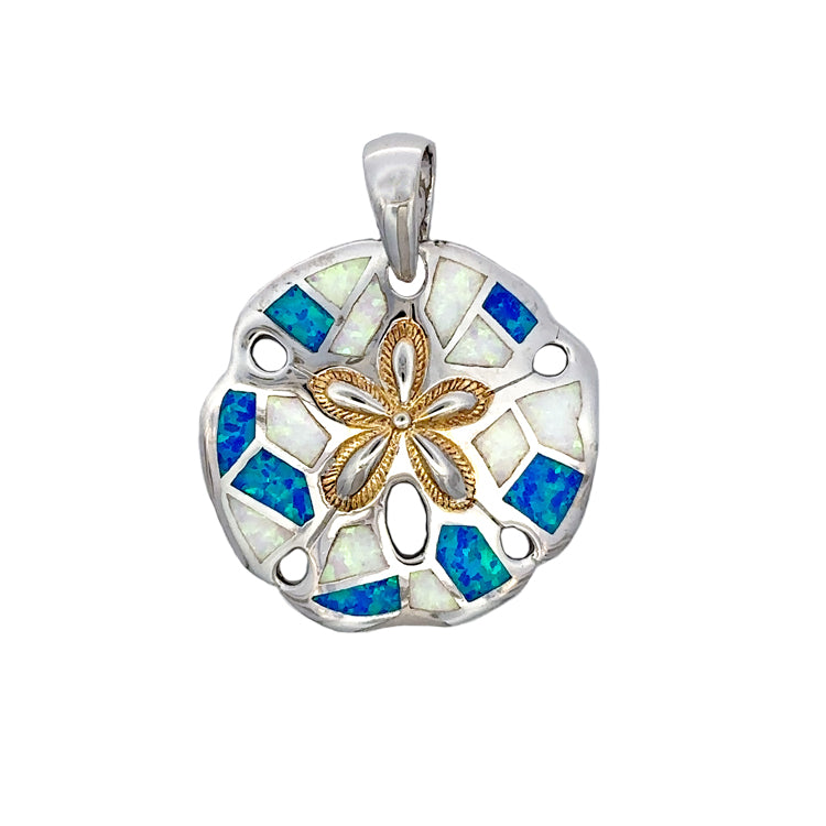 Sanddollar Pendant, Sterling