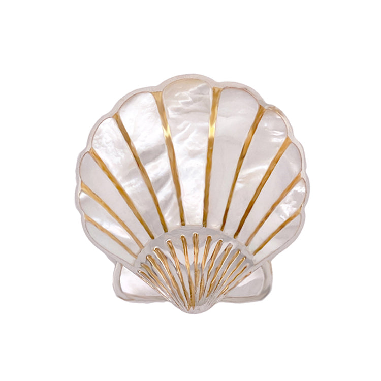 Scallop Pendant - Slide, Sterling