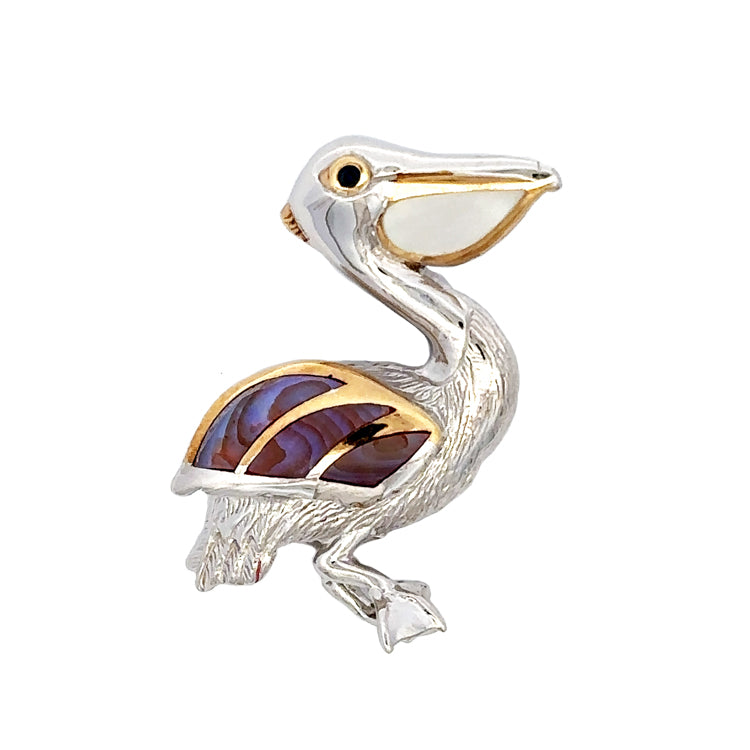 Pelican Pendant, Sterling