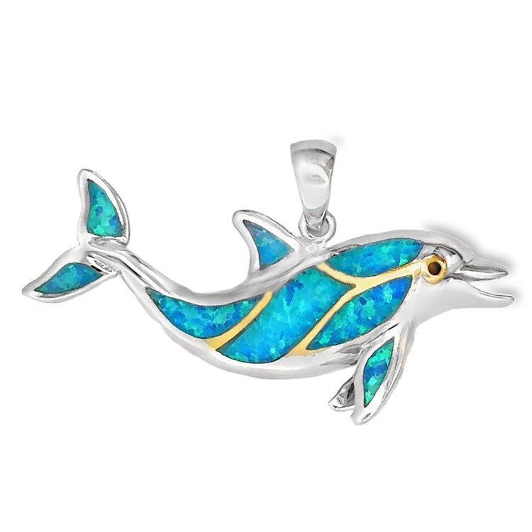 Dolphin Pendant, Sterling