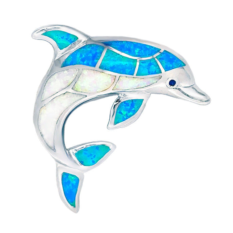 Dolphin Pendant, Sterling