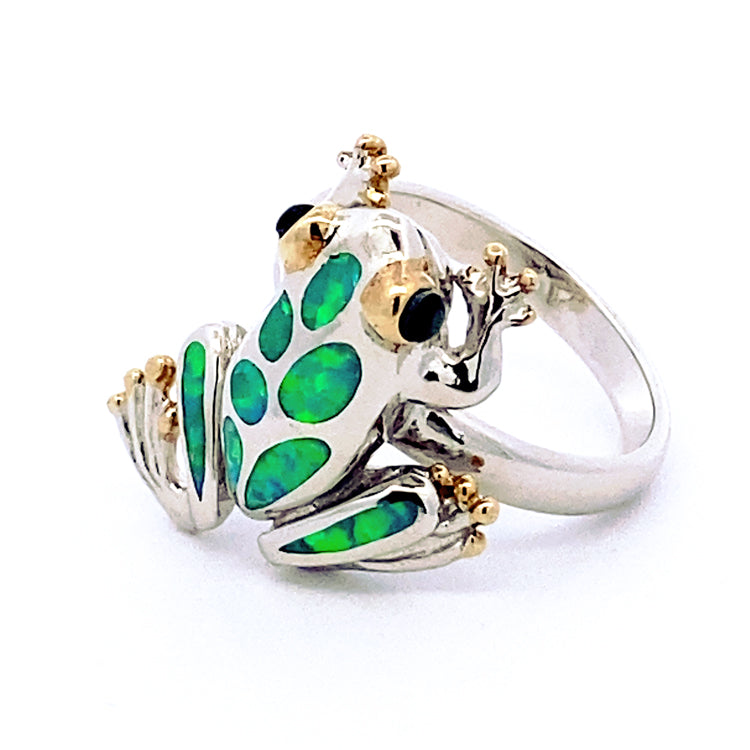 Frog Ring, Sterling