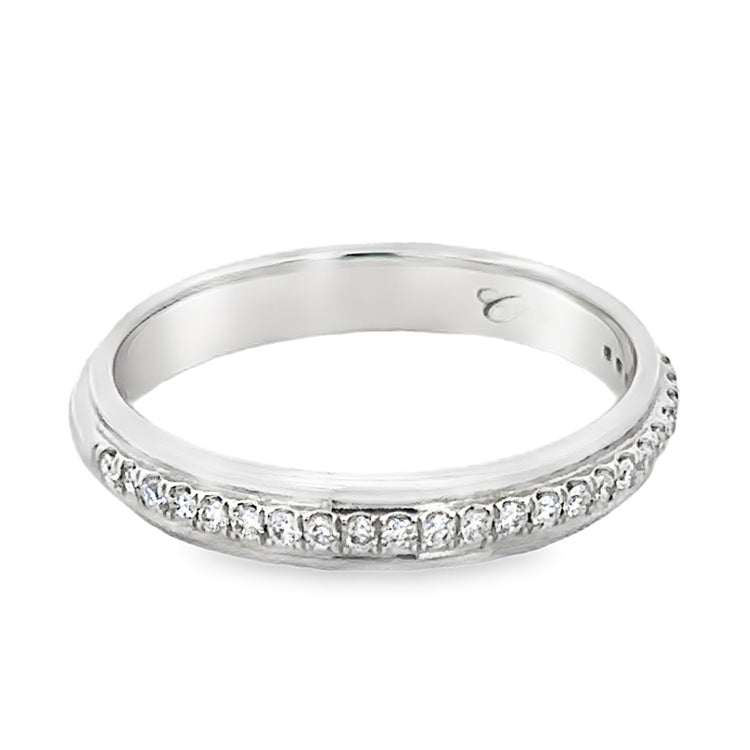 Diamond Stack Band Ring, 14Kt