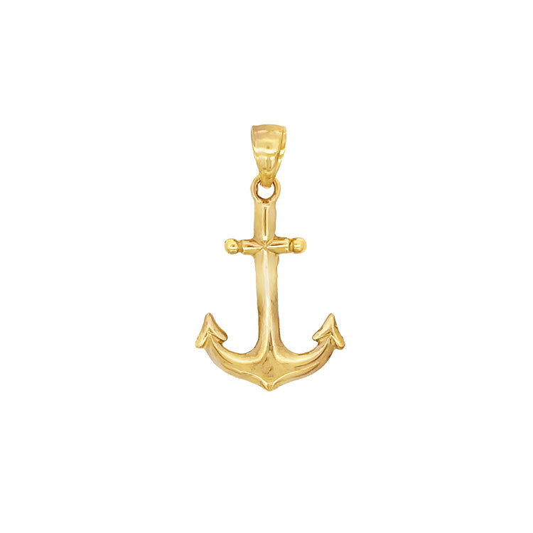 Anchor Pendant, 14Kt