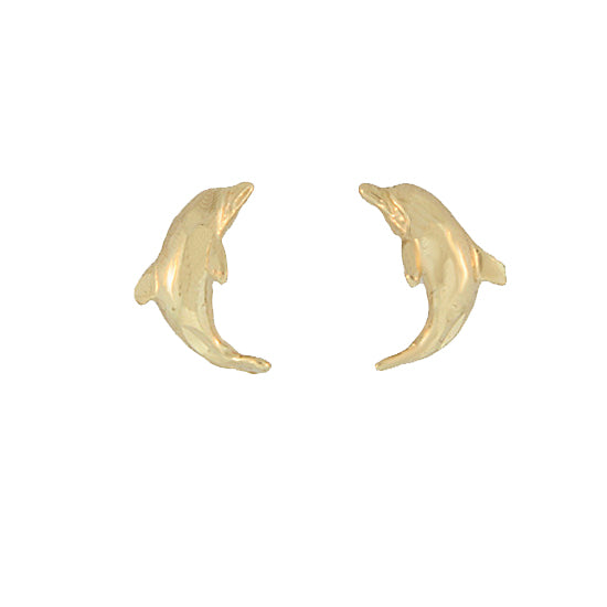 Dolphin Earrings, 14Kt