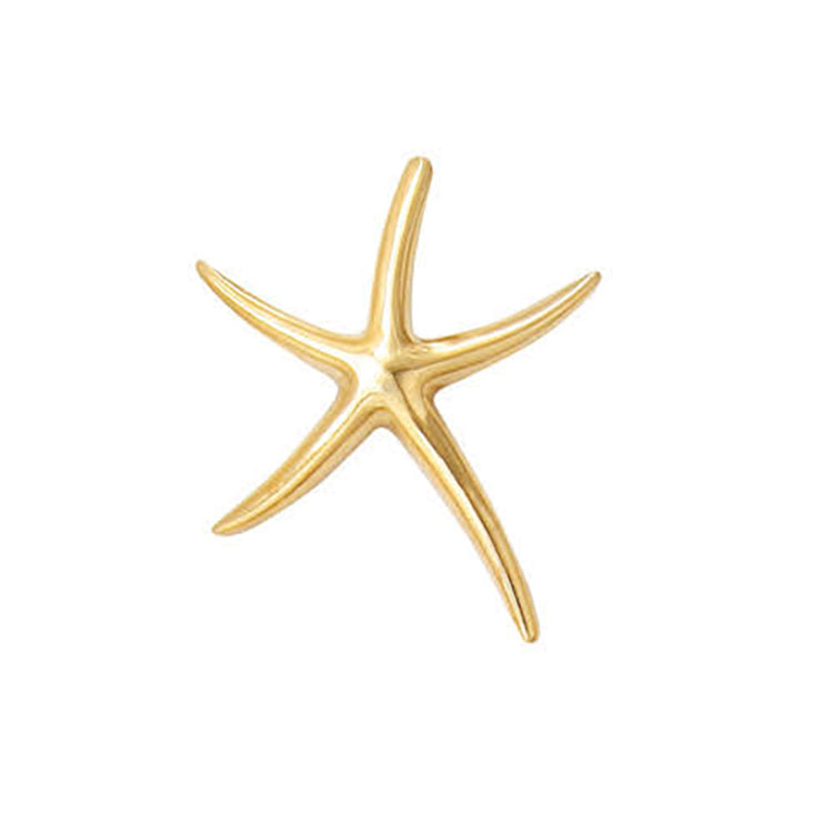 Starfish Pendant - Medium, 14Kt
