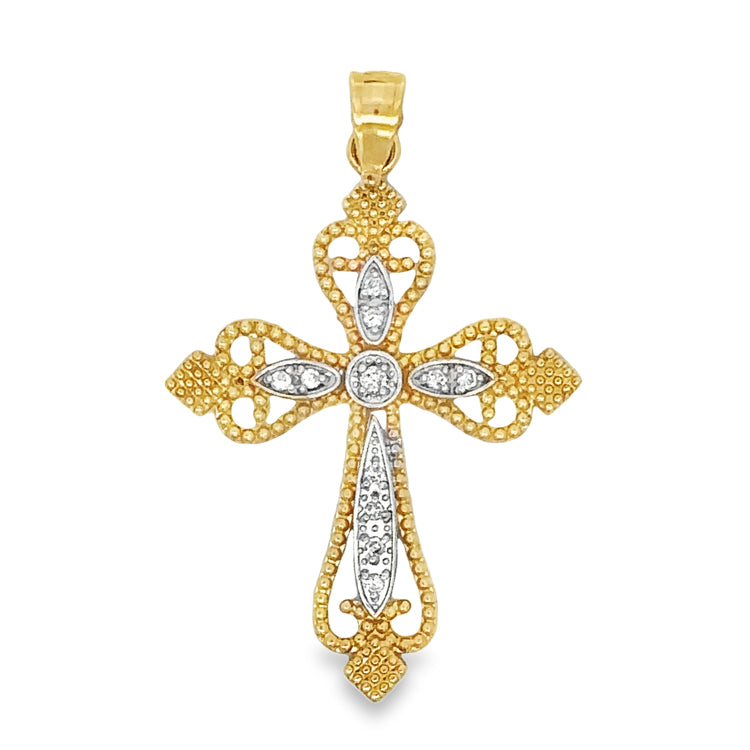 Cross Pendant, 14Kt