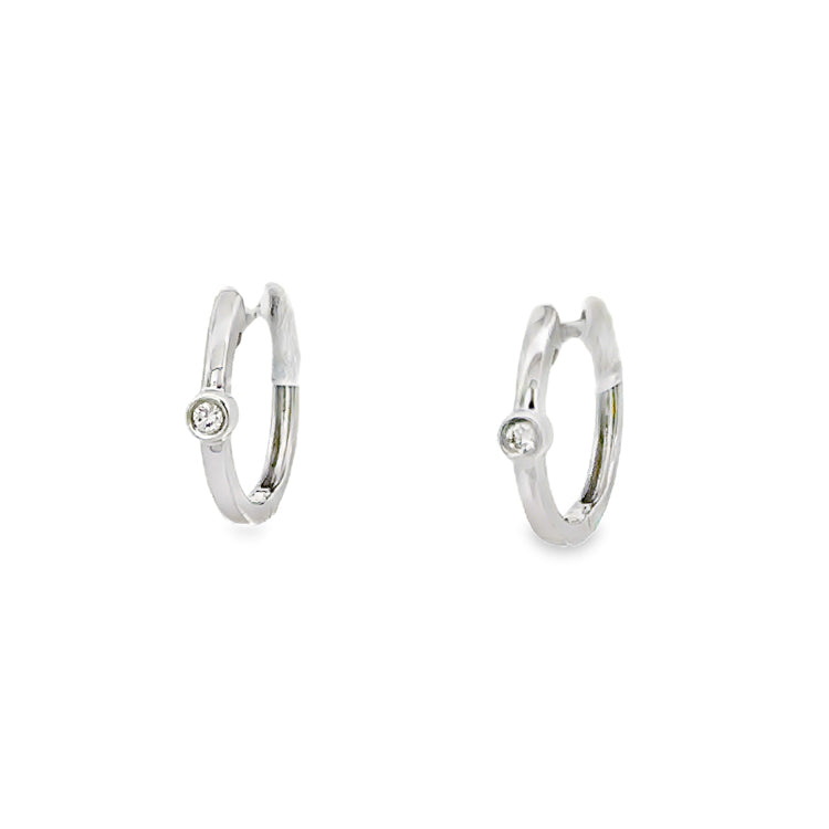 Huggie Hoop Earrings,  14Kt