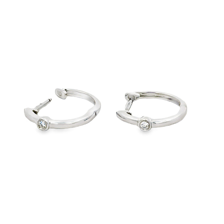 Huggie Hoop Earrings,  14Kt