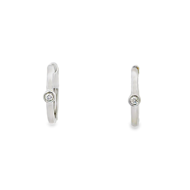 Huggie Hoop Earrings,  14Kt