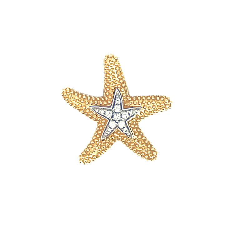 Starfish Pendant 14Kt