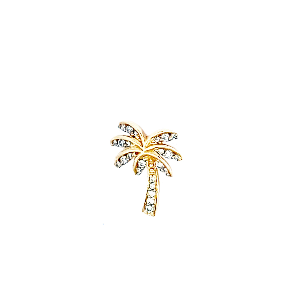 Palm Tree Pendant, 14Kt