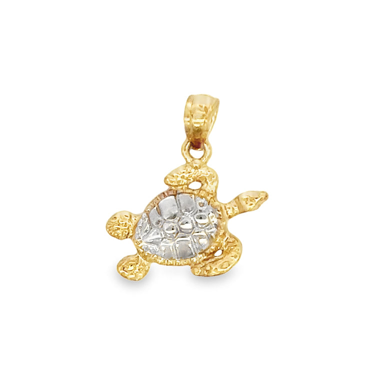 Turtle Pendant, 14Kt